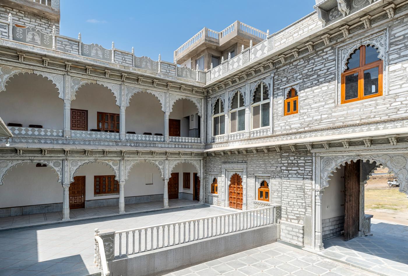 Courtyard from above